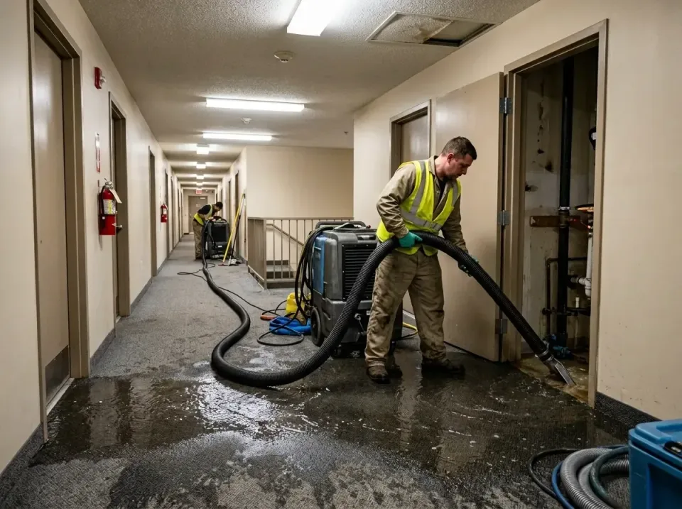multi-unit-apartment-hallway-f-005 — frequently asked questions, Emergency Burst Pipe Water Extraction & Removal in Vineland…